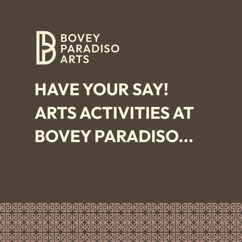 Complete our survey: Arts activities at Paradiso! image 1
